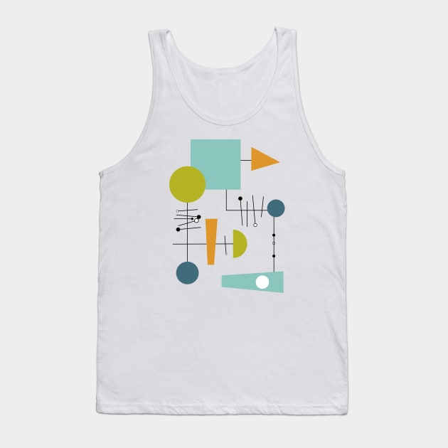 Flowchart Mid Century Modern Tank Top by OrchardBerry